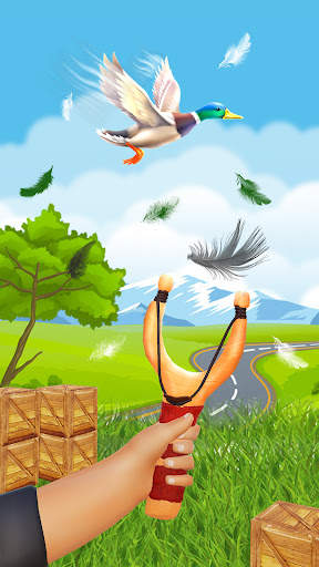 Slingshot Bird Shooting Game screenshot 1