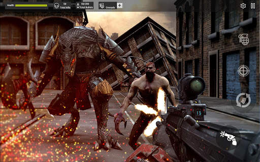 Freedom of Dead Zombie Shooting Frontier FPS Games screenshot 1