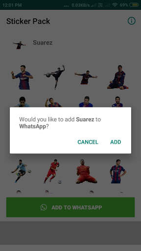 Suarez Stickers For WhatsApp screenshot 3
