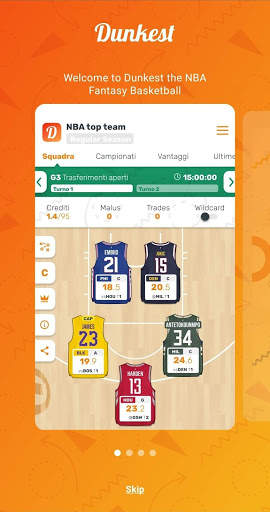 Dunkest - Fantasy Basketball screenshot 2