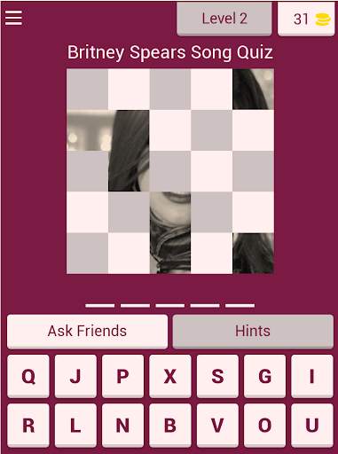 Britney Spears Song Quiz screenshot 8