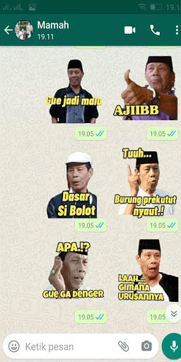 Stiker WA Lucu Kocak Keren screenshot 4