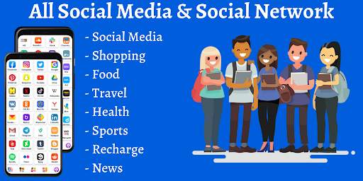 All Social Media & Network App screenshot 1