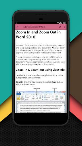 Tutorial Ms Word screenshot 4