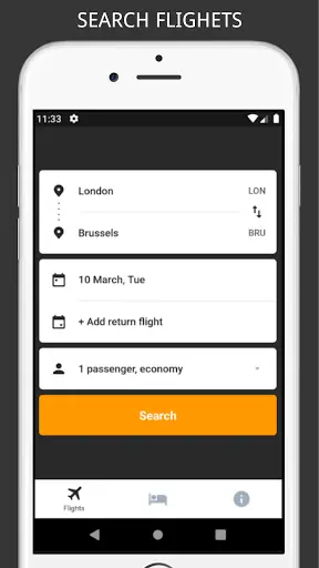 Flight Ticket Booking screenshot 1