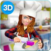 Super Chef Kitchen Story Cooking Games For Girls logo