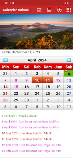 Kalender Indonesia screenshot 2