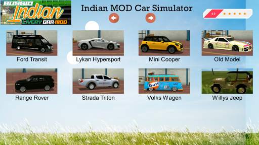 Bussid Indian Livery Car Mod screenshot 4