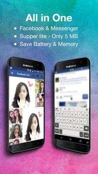 Lite for Messenger & Facebook Lite screenshot 1