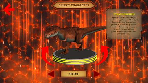 Tyrannosaurus Rex Simulator 3D स्क्रीनशॉट 1