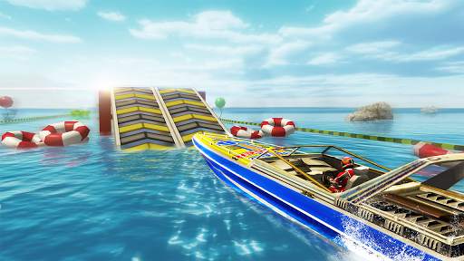 Boat Stunts Racing-Water Games screenshot 2