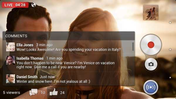 Social live screenshot 1