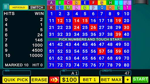 Multi Card Keno - 20 Hand Casino Game Free Offline screenshot 3
