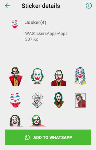WAStickerApps-: Joker Sticker For WhatsApp screenshot 5