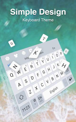 Simple Design Keyboard Theme screenshot 1