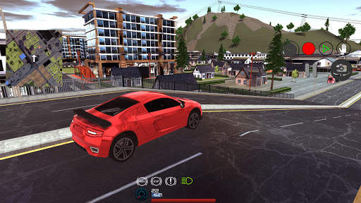 Simulation de conduite de voiture LYC Mega City screenshot 3