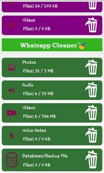 Cleaner for whatsapp & viber screenshot 4