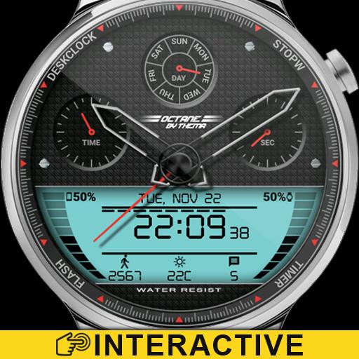 Octane Watch Face &amp; Clock Widget icon
