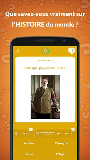 Jeu de quiz histoire screenshot 7