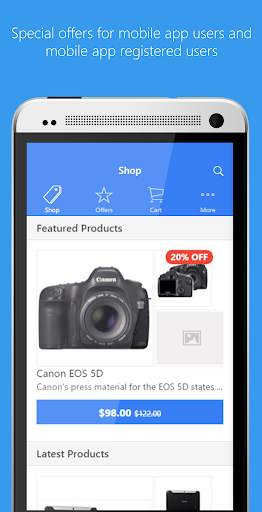 OpenCart Mobile Shopping Demo screenshot 2