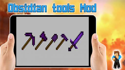 Obsidian Tools Mod for Minecraft PE screenshot 3