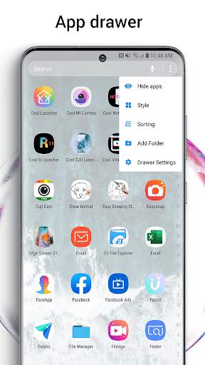 Cool S20 Launcher Galaxy OneUI screenshot 4