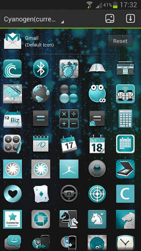 CYANOGEN GO Launcher EX Theme screenshot 8