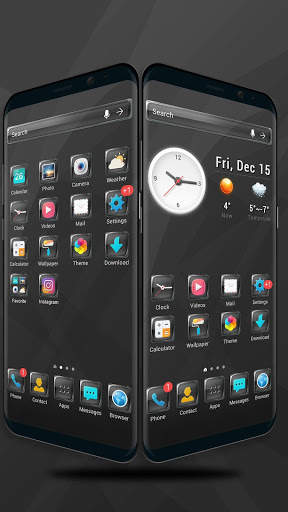 Glass launcher theme &wallpaper screenshot 4