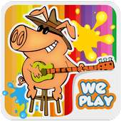 Pig Games Kids Coloring