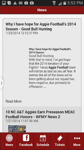 Football News - Texas A&M Edition screenshot 2