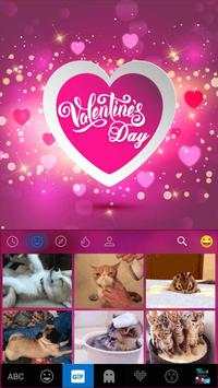 Valentine's day Kika Keyboard स्क्रीनशॉट 5