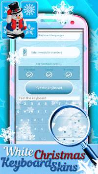 White Christmas Keyboard Skins screenshot 4