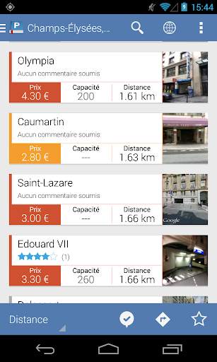 Stationnement Parkopedia screenshot 2