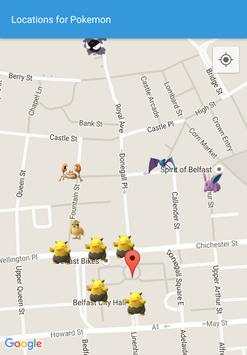 Locations for Pokemon screenshot 1