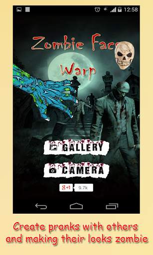 Halloween Zombie Photo Maker screenshot 1