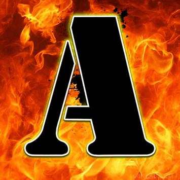 Fire Text Photo Frame - Stylish Text Maker screenshot 1