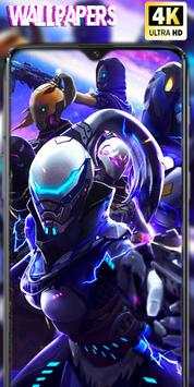 Best Hero Wallpapers Gaming Fire 4K screenshot 4