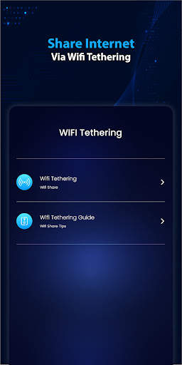 WiFi Tethering: Share Internet screenshot 1