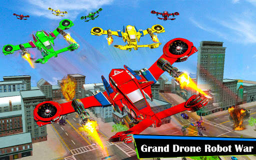 Grand Robot Hero Transform: Drone Car Robot Games screenshot 4