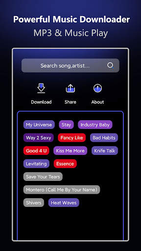 Music downloader & player - mp3 downloader screenshot 1