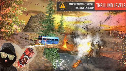 Offroad Police Bus Driver - Dangerous Duty screenshot 2