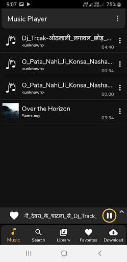 Music player :World No 1 screenshot 1