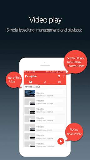 1Gram Player – Video player screenshot 2
