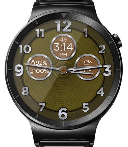 Brushed Wood HD Watch Face Widget & Live Wallpaper screenshot 15