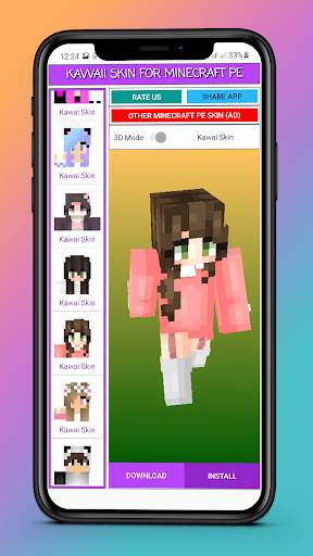 Kawaii Skin for Minecraft PE screenshot 4