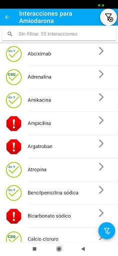 Compatibilidad fármacos IV Lite. Consulta rápida screenshot 4