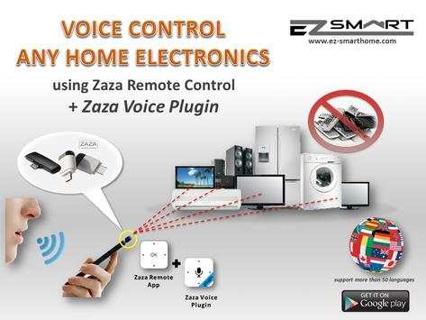 Zaza (Remote) Voice Plugin Lite 1 تصوير الشاشة
