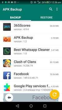 apk share and apps backup 2018 स्क्रीनशॉट 1