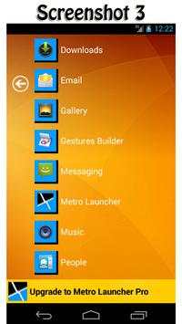 Metro Launcher screenshot 3