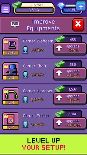 xStreamer: Idle Simulator Game screenshot 3